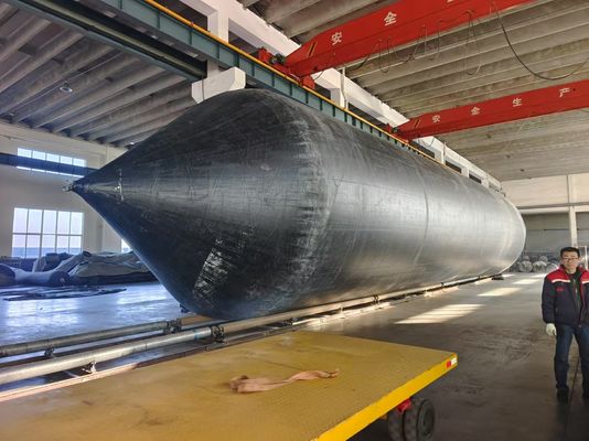 5كيس هوائي طواف 15 × 25 متراً مع طبقة مطاطية من سلك الإطارات وشهادة ISO14409